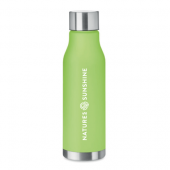 Bottiglia verde con logo 600 ml