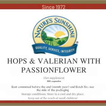 Hops & Valerian with Passionflower NSP Hops & Valerian with Passionflower NSP NSP, modello 940  | Immagine № 1