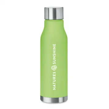 Bottiglia verde con logo 600 ml NSP, modello 65055